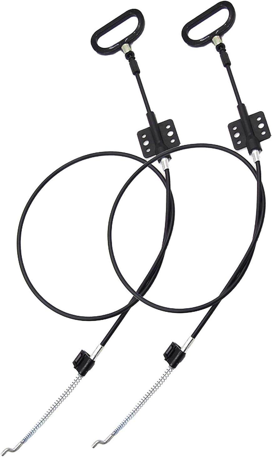 2 Universal D-Ring Pull Handle Replacement Cables for Recliners – 4.75″ Length