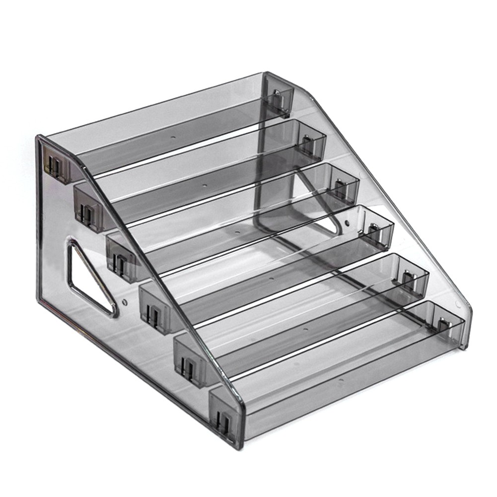 3/4/5/6/7Tier Acrylic Collector Card Display Stand Rack Shelf For Trading Cards