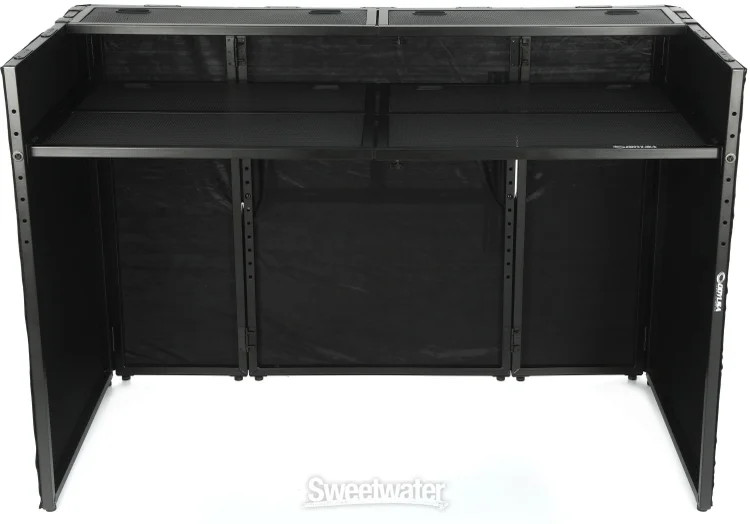 Odyssey DJBOOTHM65 Media DJ Booth for 65-inch Screen TV/Monitor