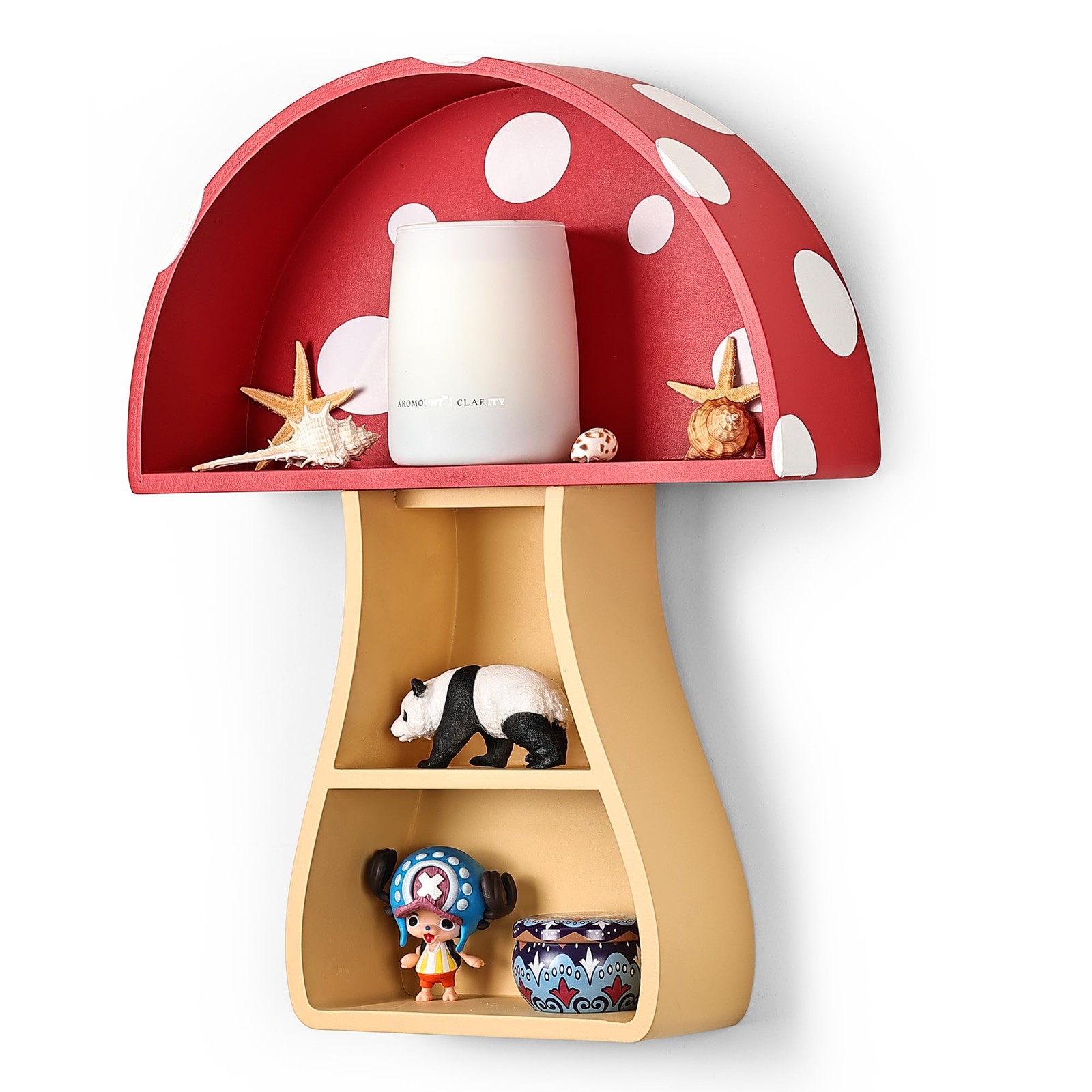Floating Shelf, Fun & Whimsical Wall Decor for Nursery, Bedroom, Kitchen & Ba…