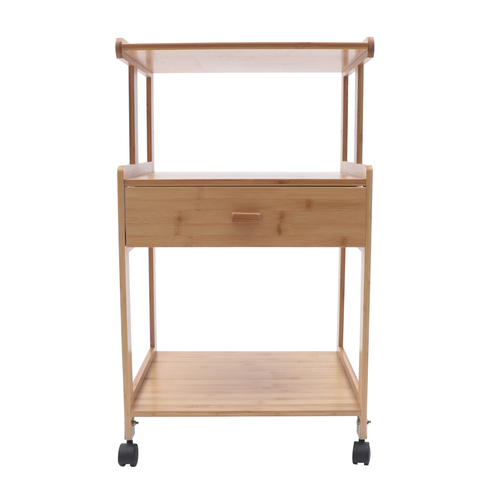 Mobile Printer Stand Home Office 1/2/3 Tier Printer Cart Storage Shelf w/ Wheels