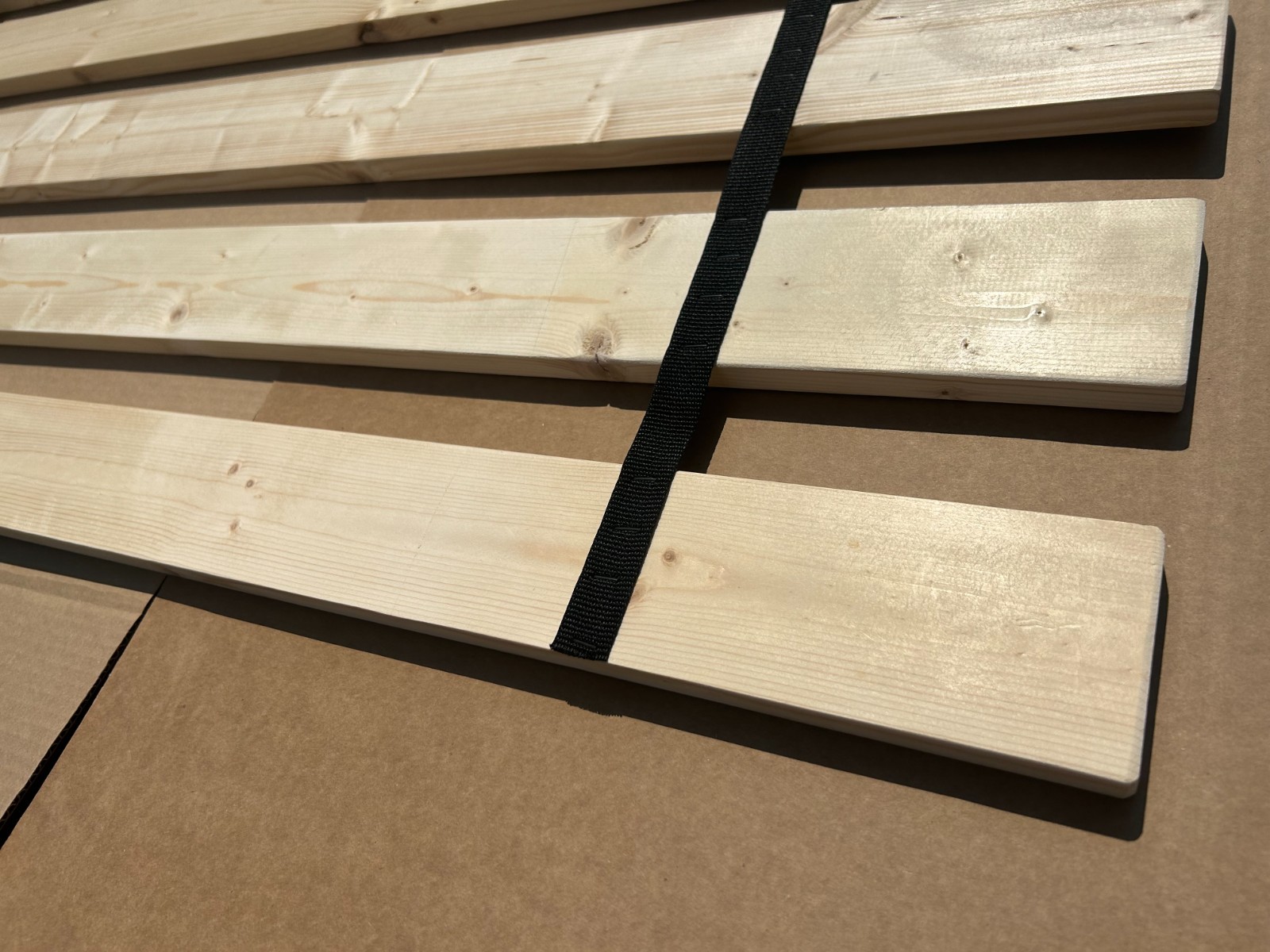Queen Size Bed Slats 2.5″ Closely Spaced Boards-Meets Warranties & Back Support