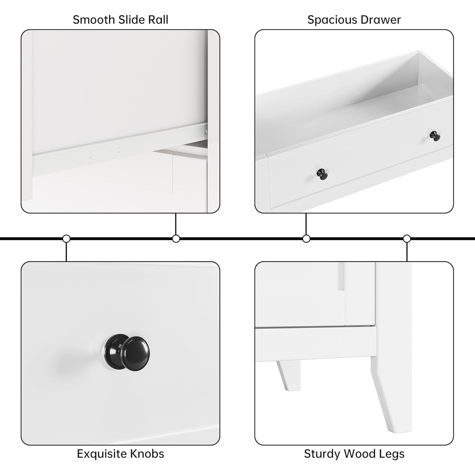 5 Drawer Dresser for Bedroom Tall Dresser with Deep Drawers for Entryway Hallway