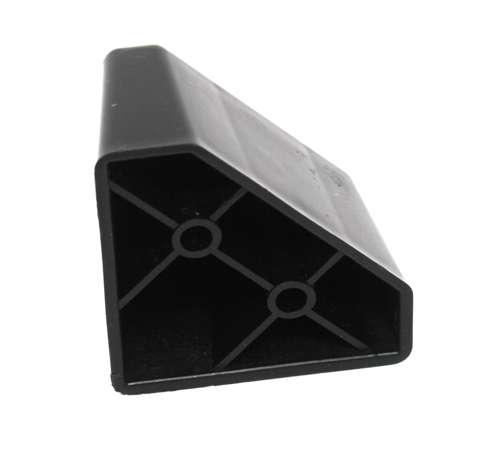 4 Pack Of BlackPlastic Furniture Triangle Corner Legs – Chair Sofa Couch