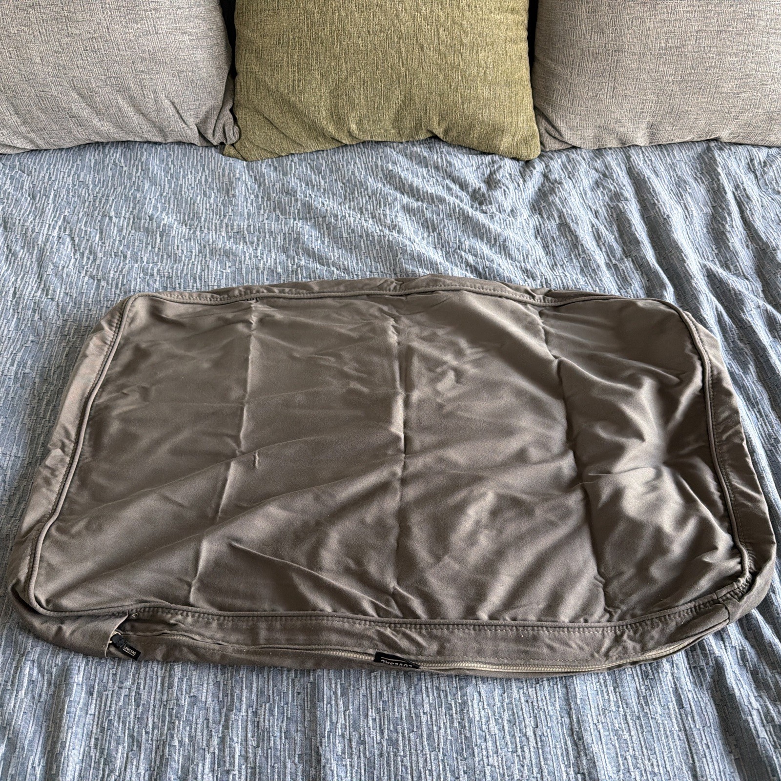 Lovesac Sactional Back Cushion Cover: Slate Twill