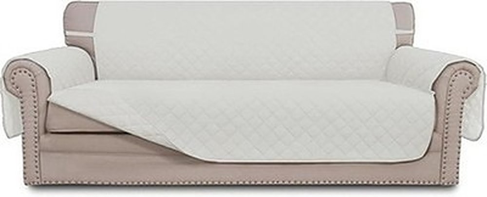 Easy-Going Reversible Couch Cover for 3 Cushion Sofa Water Resistant Pet #R014