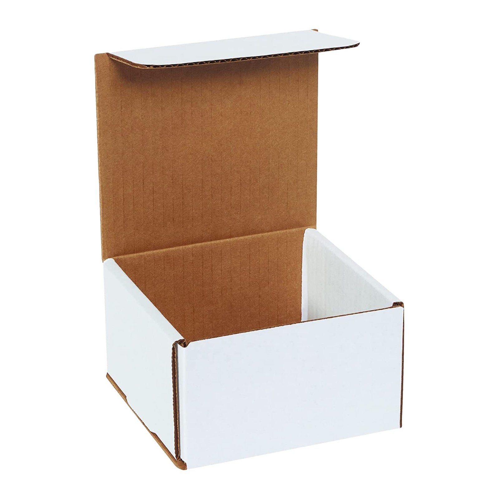 Boxes Fast Boxes Bfm553 Corrugated Cardboard Mailers 5 X 5 X 3 Inches Tuck Top