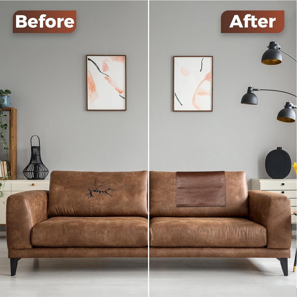 100% PU Leather Recliner Protector Slipcover Headrest Cover Furniture 17×27 in