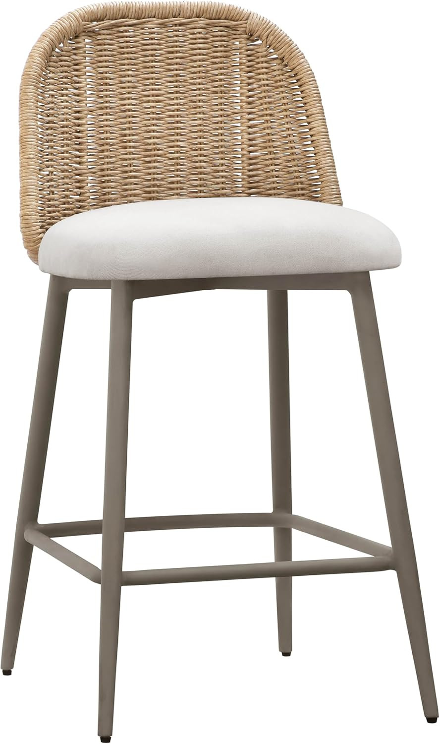 Tov Furniture Alexa Cream Outdoor Counter Stool – Stylish & Durable Design