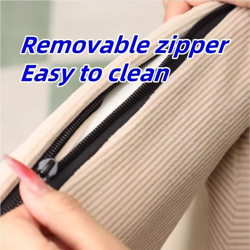 Adjustable Collapsible Floor Chair with Back Support, Removable Washable Cover