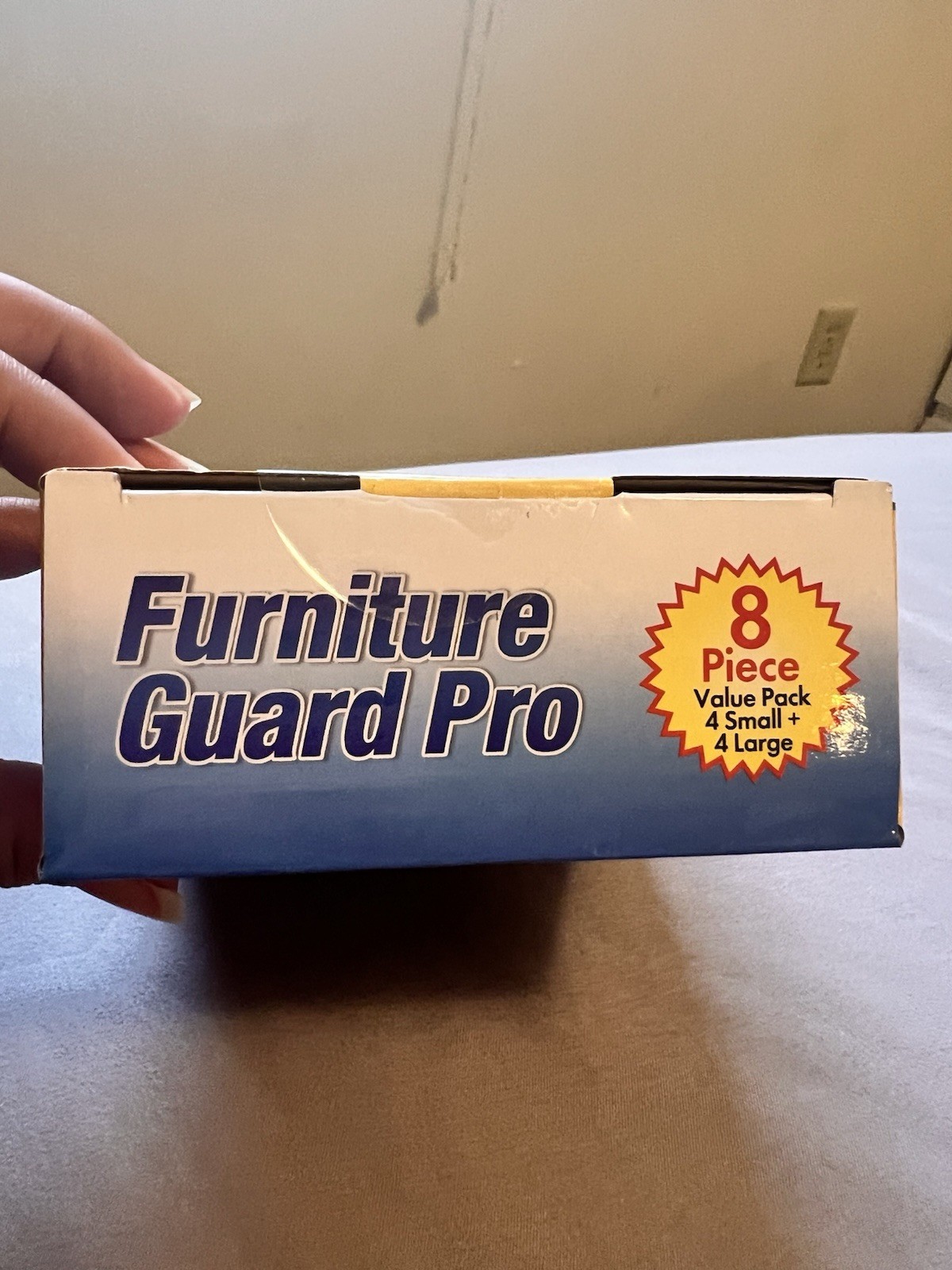 FURNITURE GUARD PRO 8 PACK (4-Small & 4-Large) NEW SEALED Box