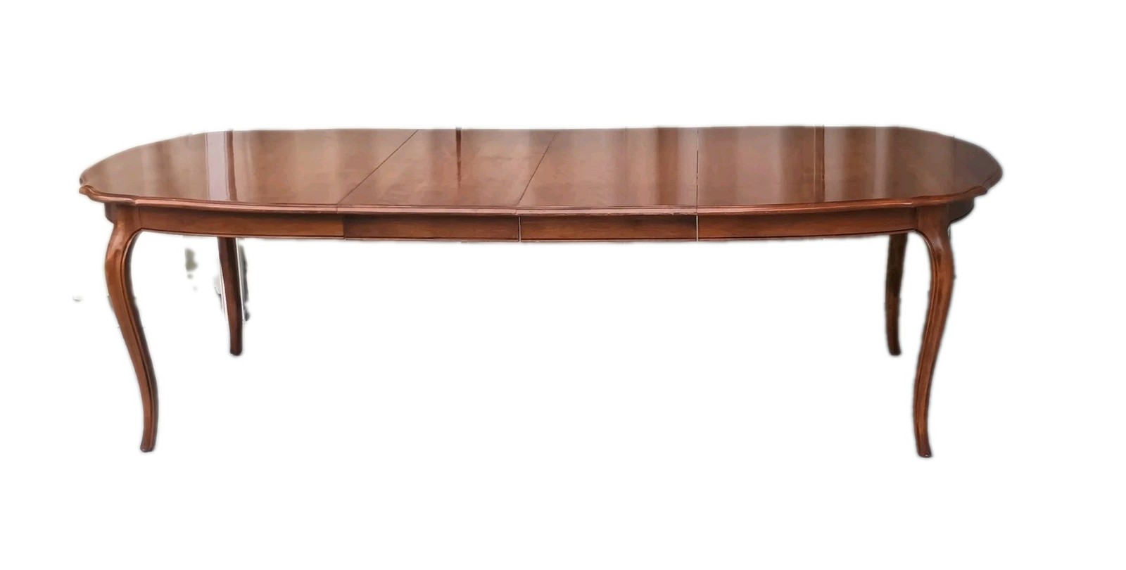 Ethan Allen Dining Room Table Solid Birch 66″ long or 102″ in French Provincial