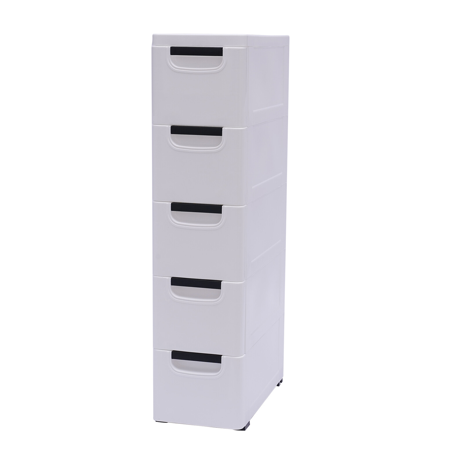 5-Tier Tall Narrow Storage Cabinet for Small Space Bathroom Kitchen Laundry
