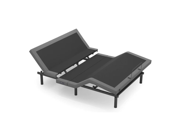 Rize Split King “Lumbar” Adjustable bed set & 2 free Tempurpedic king pillows