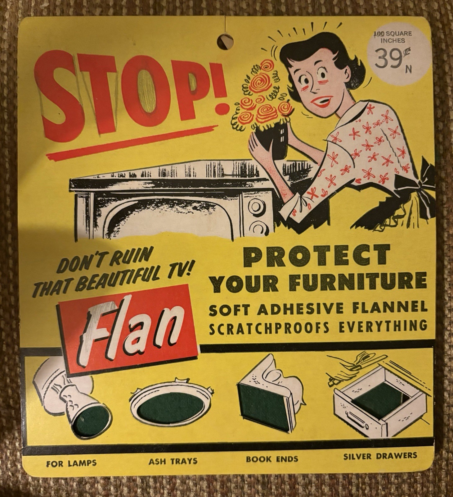 Vintage Flan 101 Uses Scratchproofs Everything – New Old Stock
