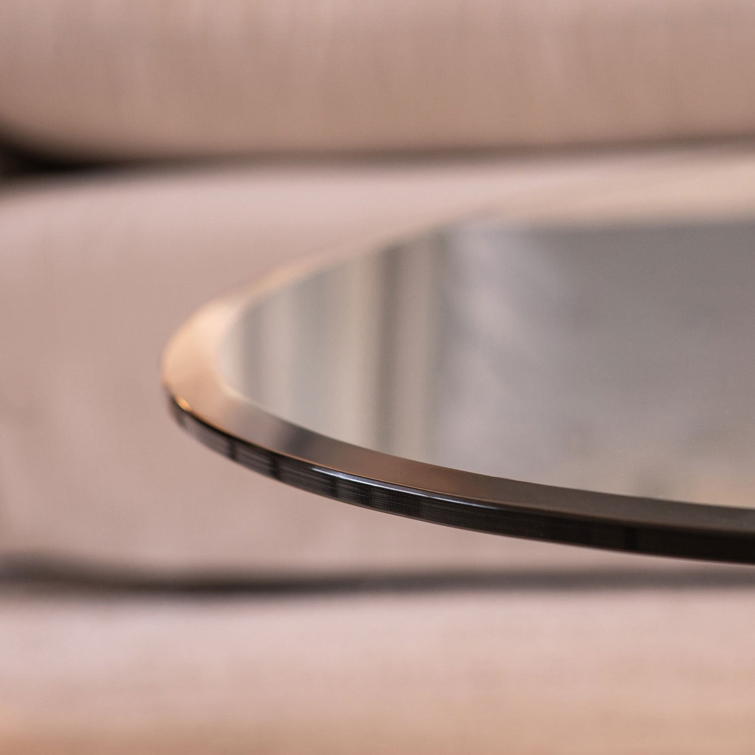 30″ Round Clear Tempered Glass Table Top By Spancraft Glass