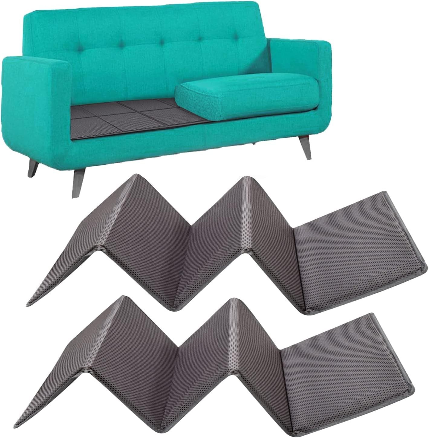 2Pack Couch Cushion Support for Sagging Sofa Seat Saver 45in Extra Thick