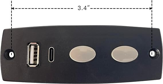 Hand Control Switch with USB Type A and C Port for Power Recliner Lift Chairs