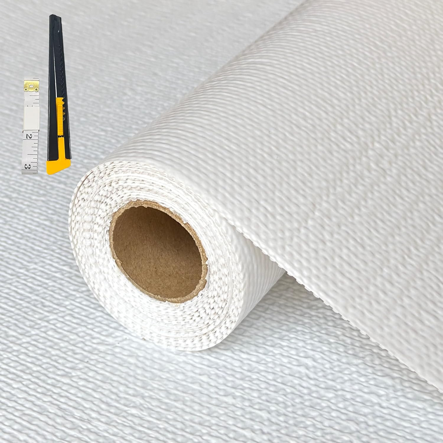 Shelf & Drawer Liner for Kitchen Cabinets Non-Adhesive White 12In X 10FT |