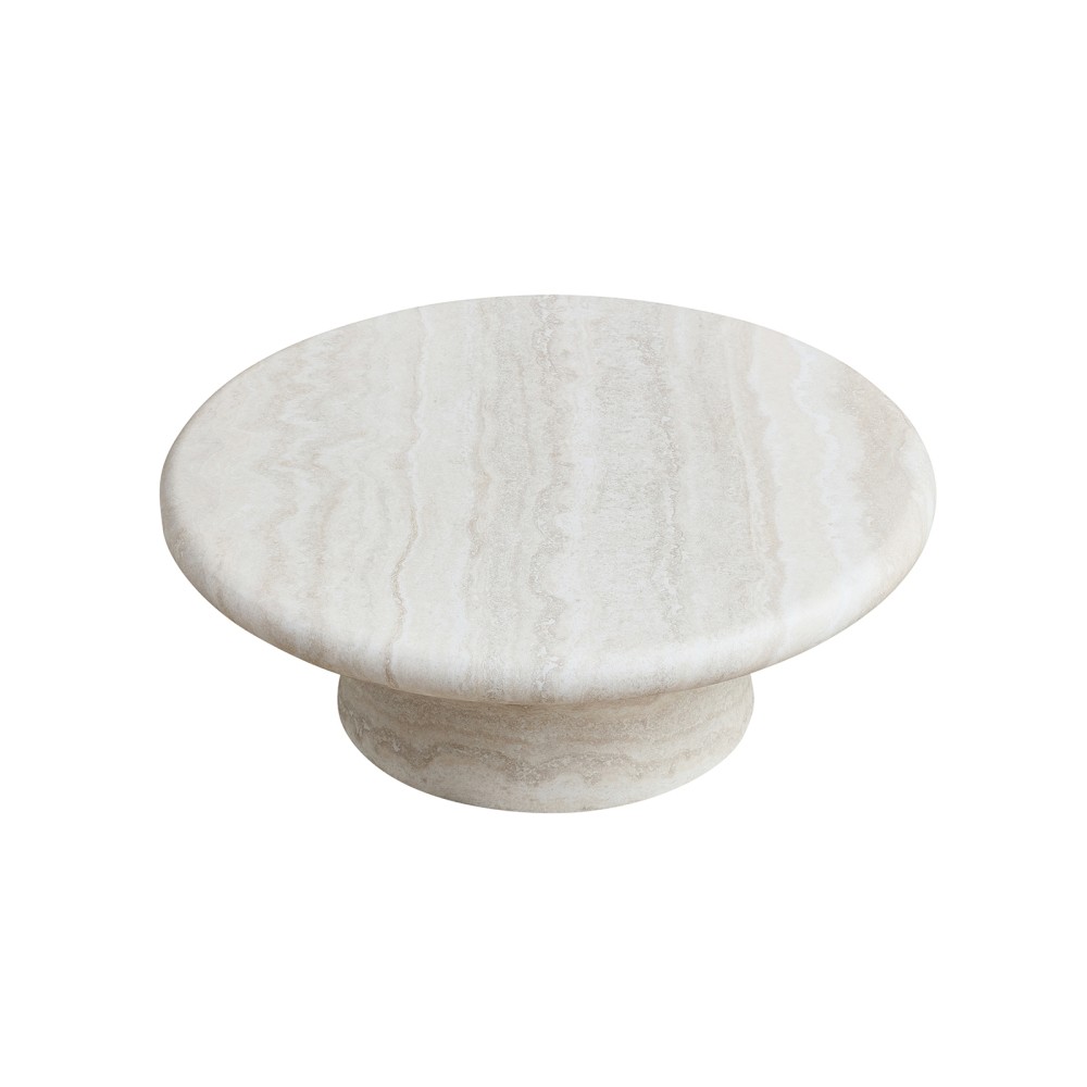Modern Round Coffee Table, Perfect for Living Room Decor,Assembly Required