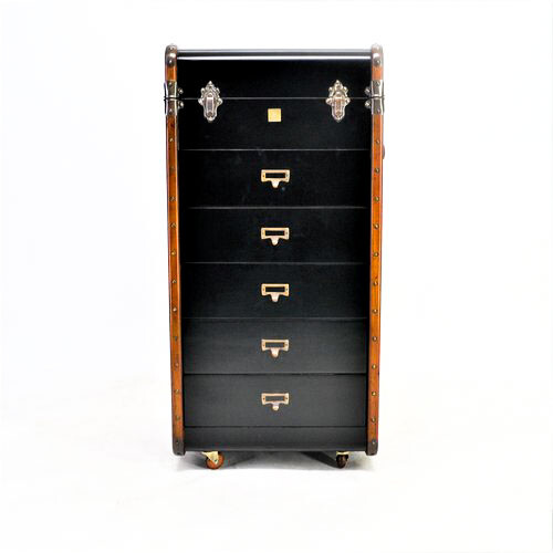 Authentic Models Stateroom Drawers Large Dresser Wardrobe Tall Vintage
