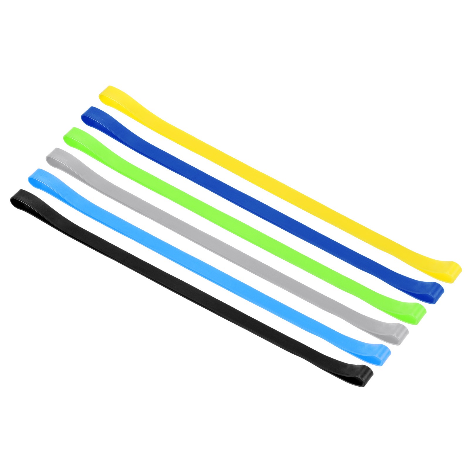 Beach Towel Bands, 6in1 Set 11.81×0.4 Inch Silicone Towel Chair Clips, 6 Colors