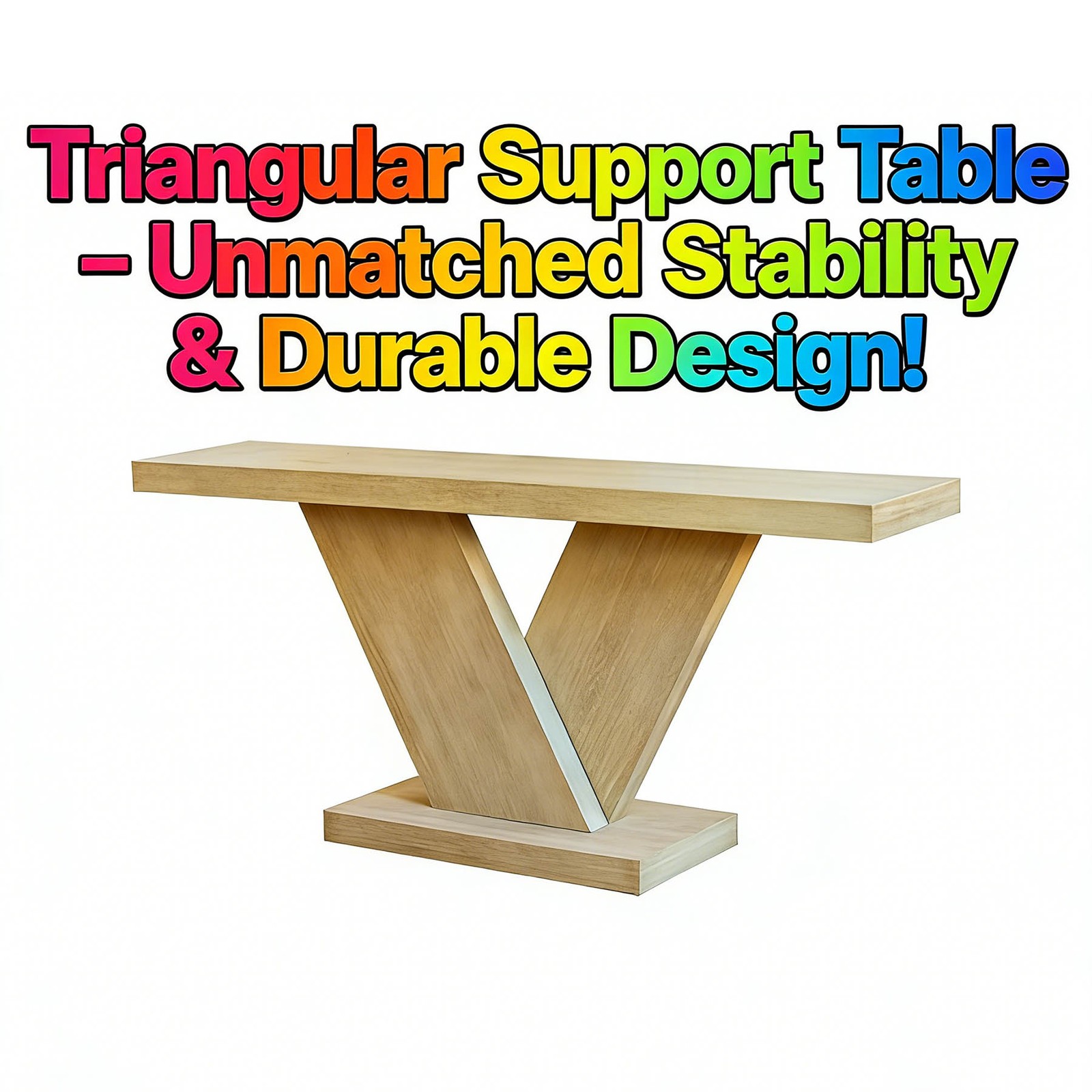 Side Table Solid Timber Veneer with X-Shaped Legs Featuring Spacious Tabletop