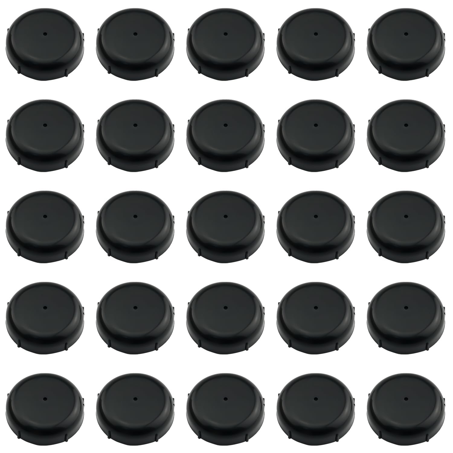25PCS Round Plastic Outdoor Chair Leg Caps 1-1/2 inches Yard Iron Table and C…