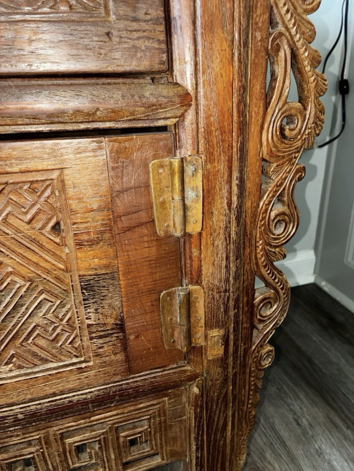 Antique Hand-Carved Wooden Chinese Alter Table Circa 1800