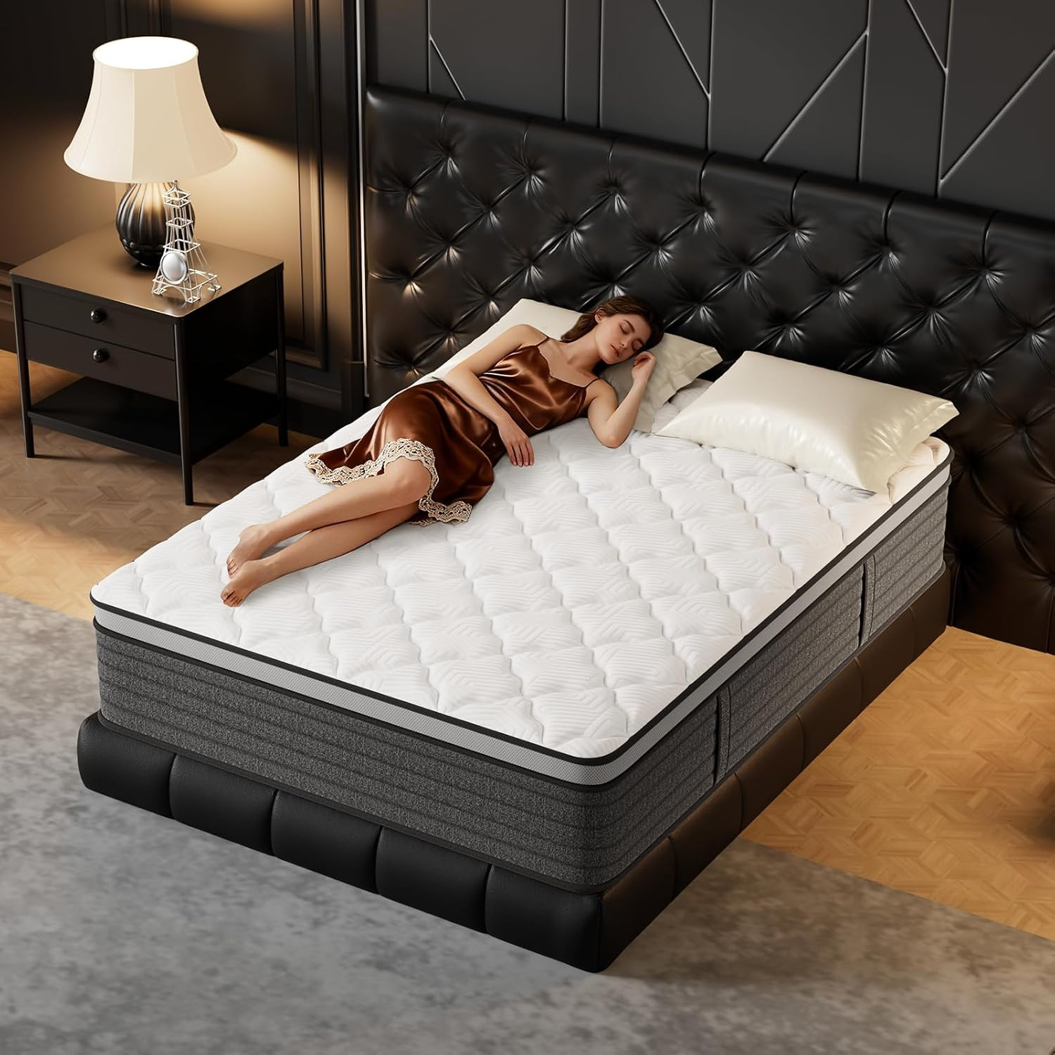 Full Mattress 14 Inch Hybrid Full Size-Gel Memory Foam Mattress in a Box, Indivi