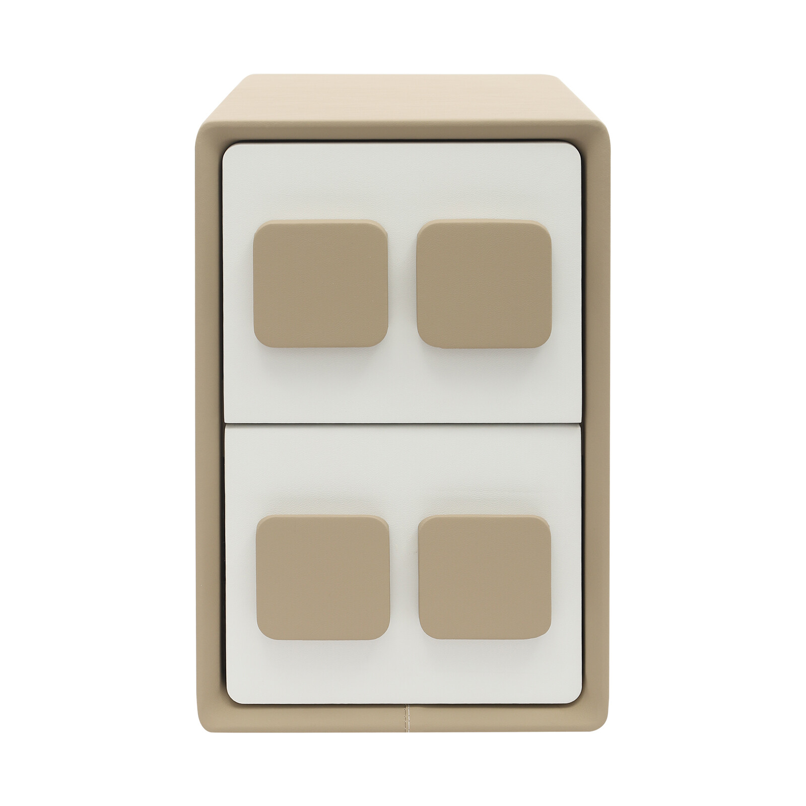 Modern Minimalist End Table, Bedside Table for Bedrooms, Floorstanding End Table