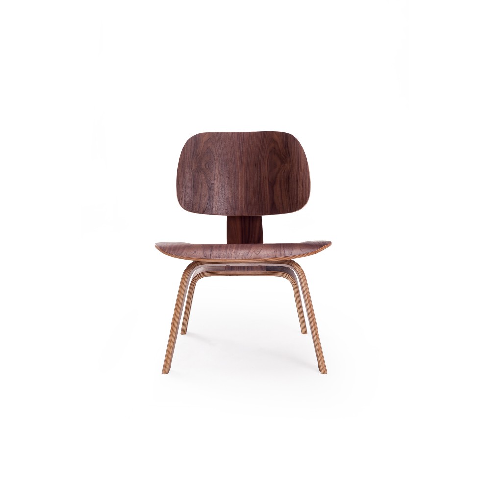 Molded Plywood Lounge Chair Walnut LCW Style for Living Room