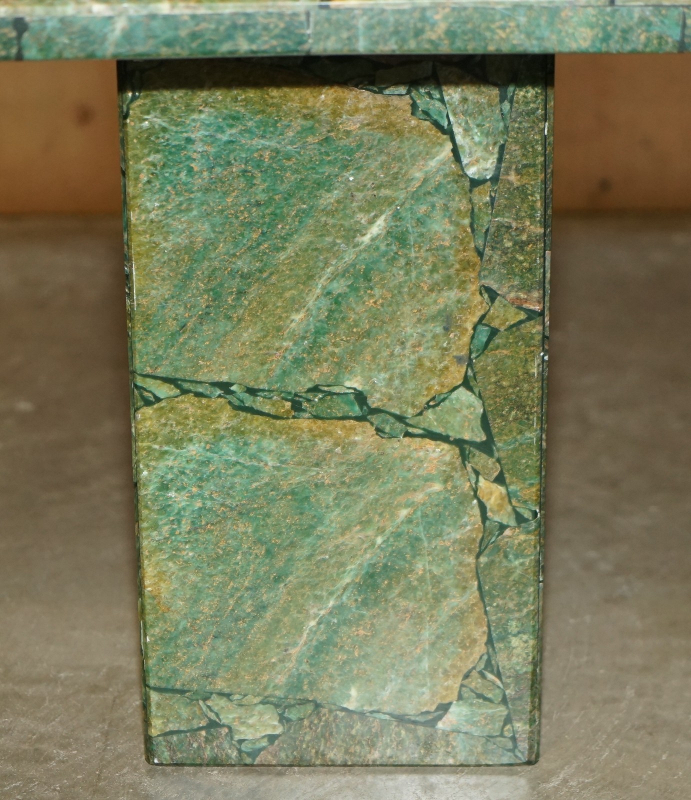 MID CENTURY MODERN 1950’S ITALIAN MARBLE & ONYX WORLD MAP COFFEE COCKTAIL TABLE