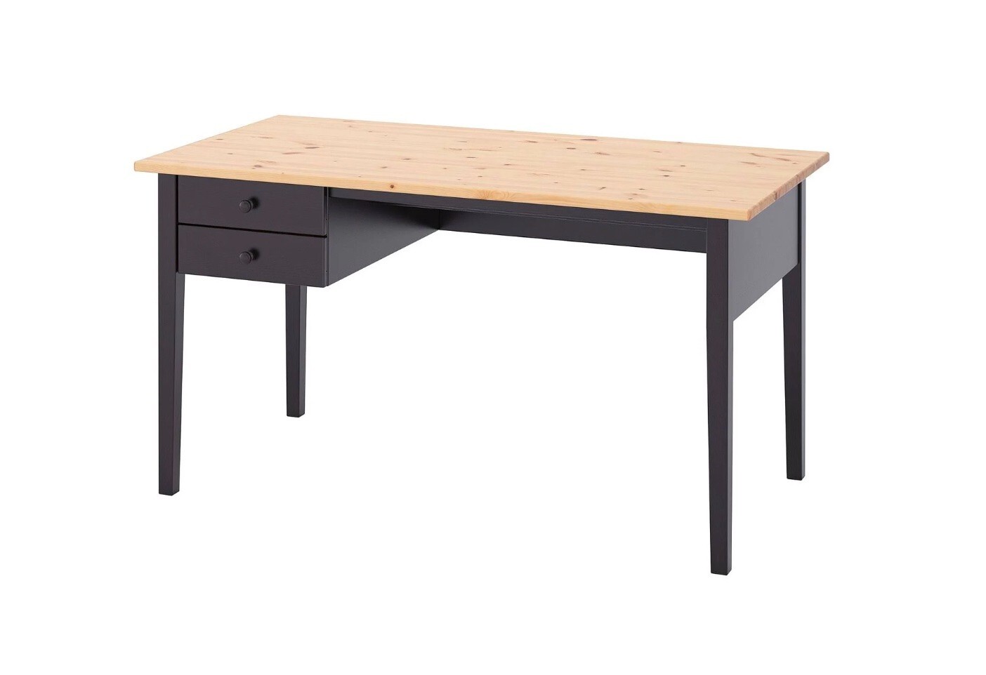 ARKELSTORP Modern Home Office Desk, 140x70x74 cm, Black