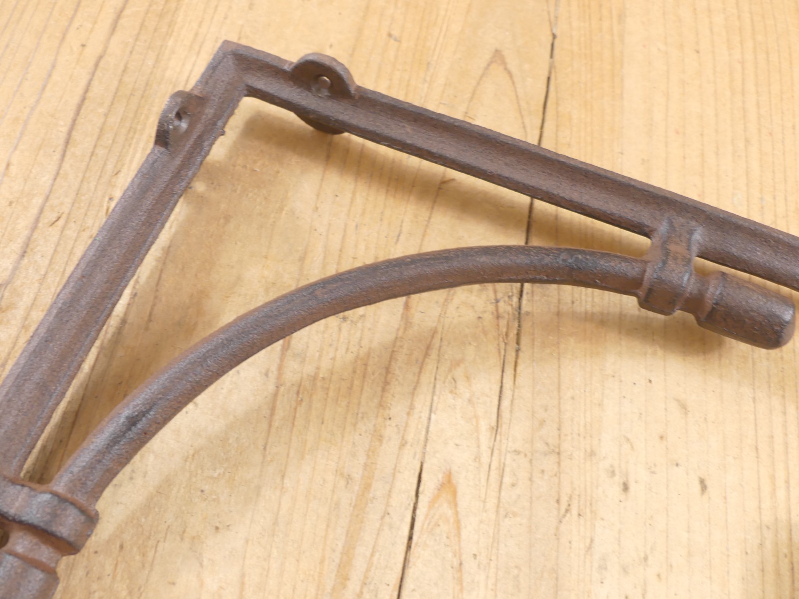 4 LARGE Shelf Brackets Corbels Wall Cast Iron Rustic Farmhouse 10″ X 10″ !!