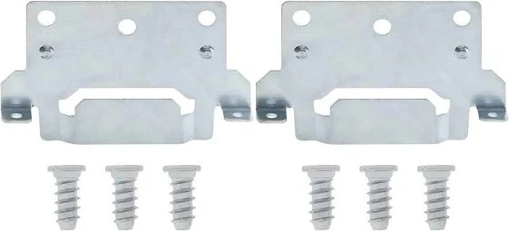 IKEA Bed Frame Mounting Plates Part #116791 with 6 Screws #105307 (2 Pack)