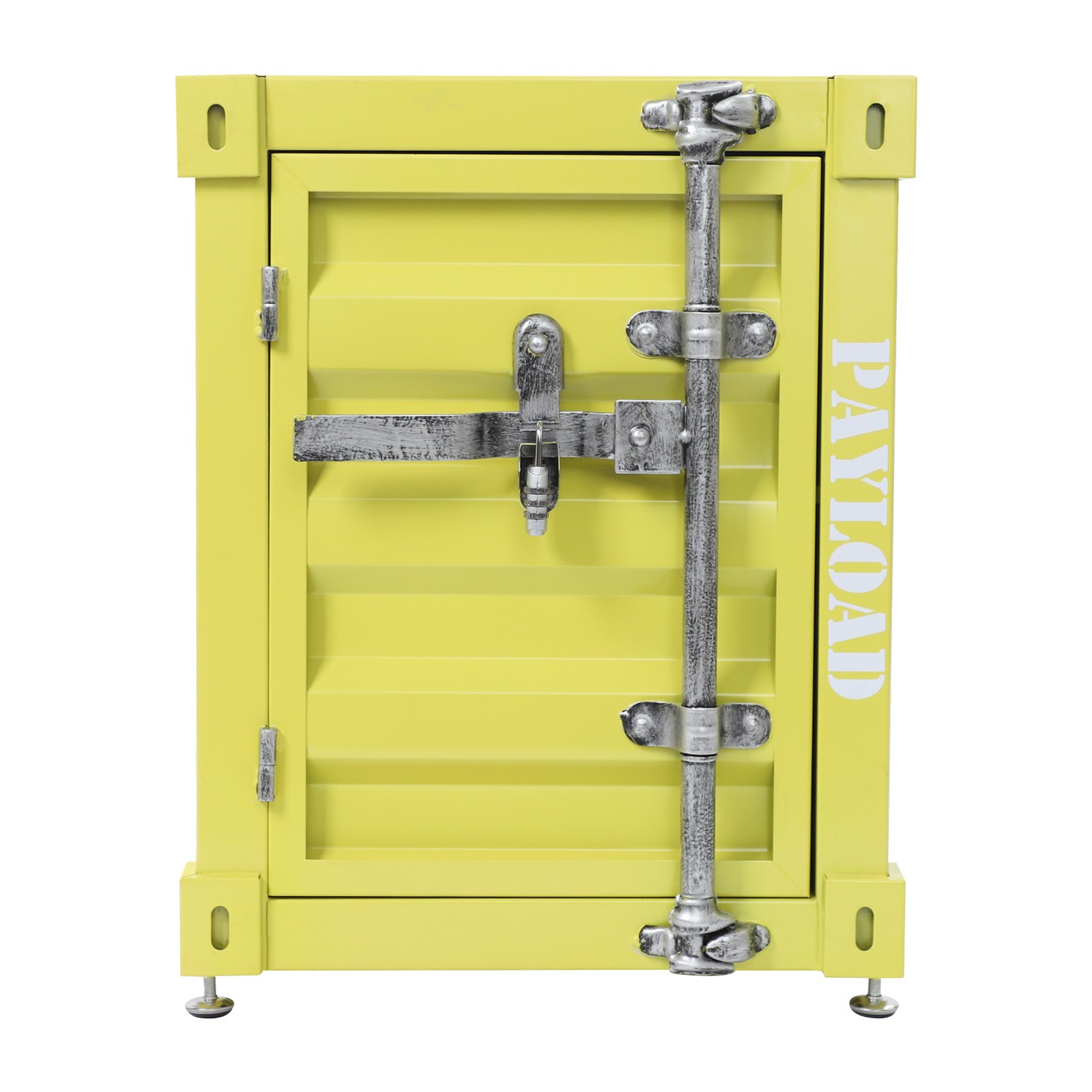 Lockable Industrial Side Table 198 Lbs Load Capacity For Bedroom Storage Table