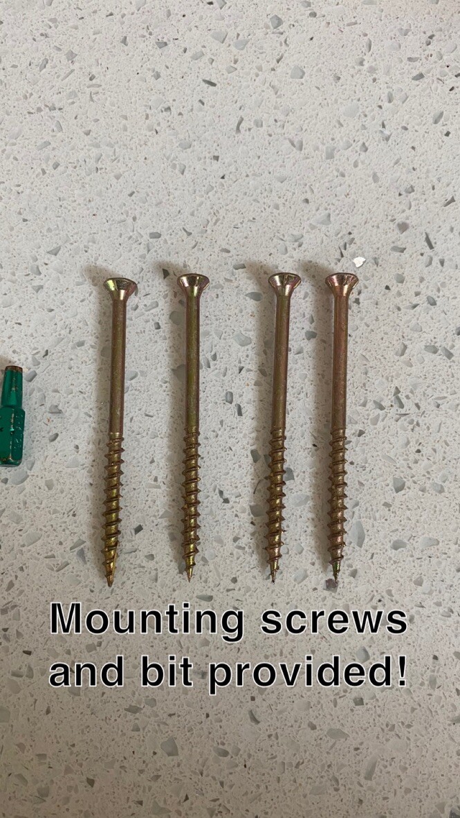 EASY install floating shelves solid wood handmade 4 colors screws & bit provided
