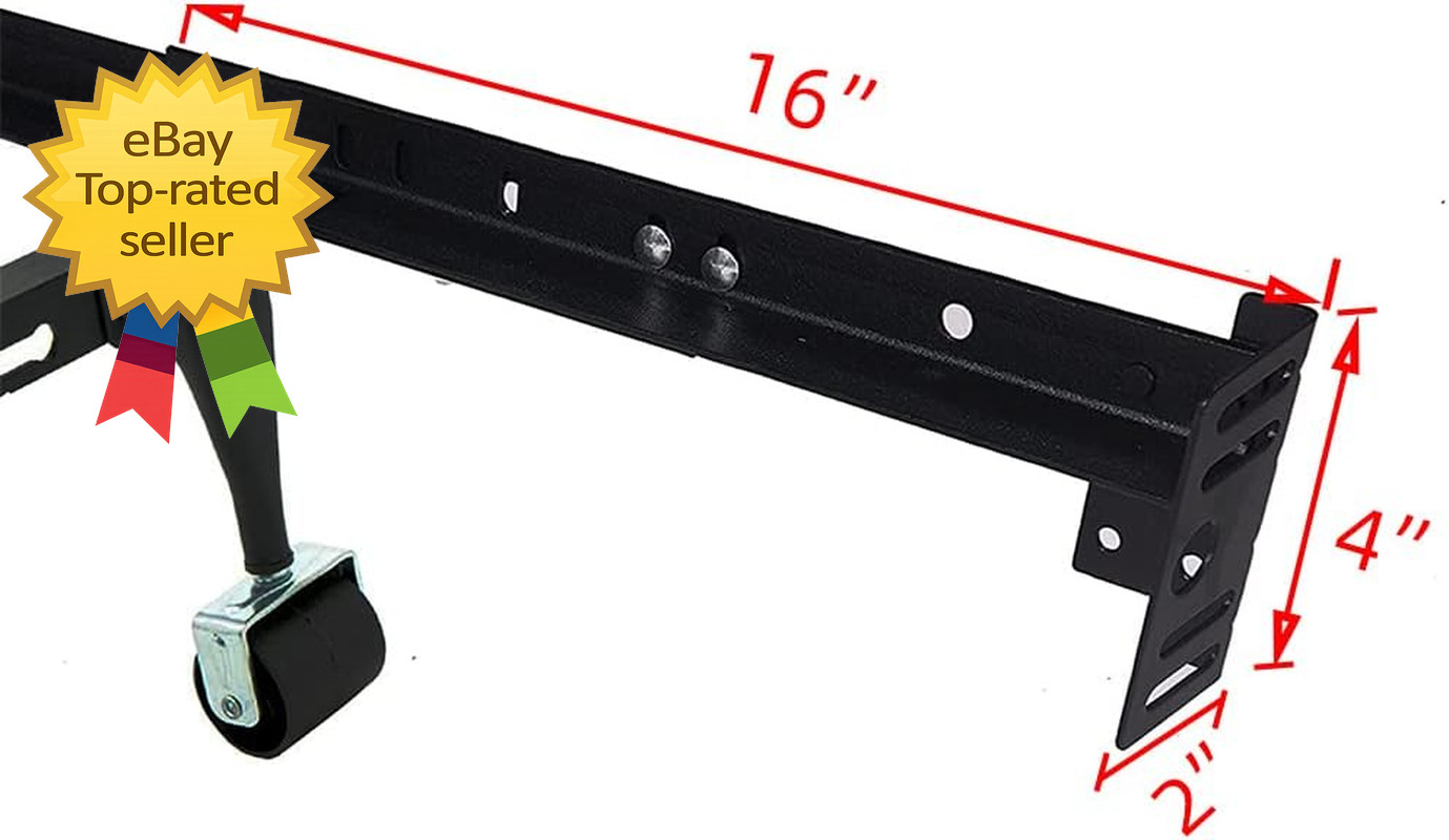 Bed Frame Footboard Extension Brackets Set Attachment Kit Bolt-On