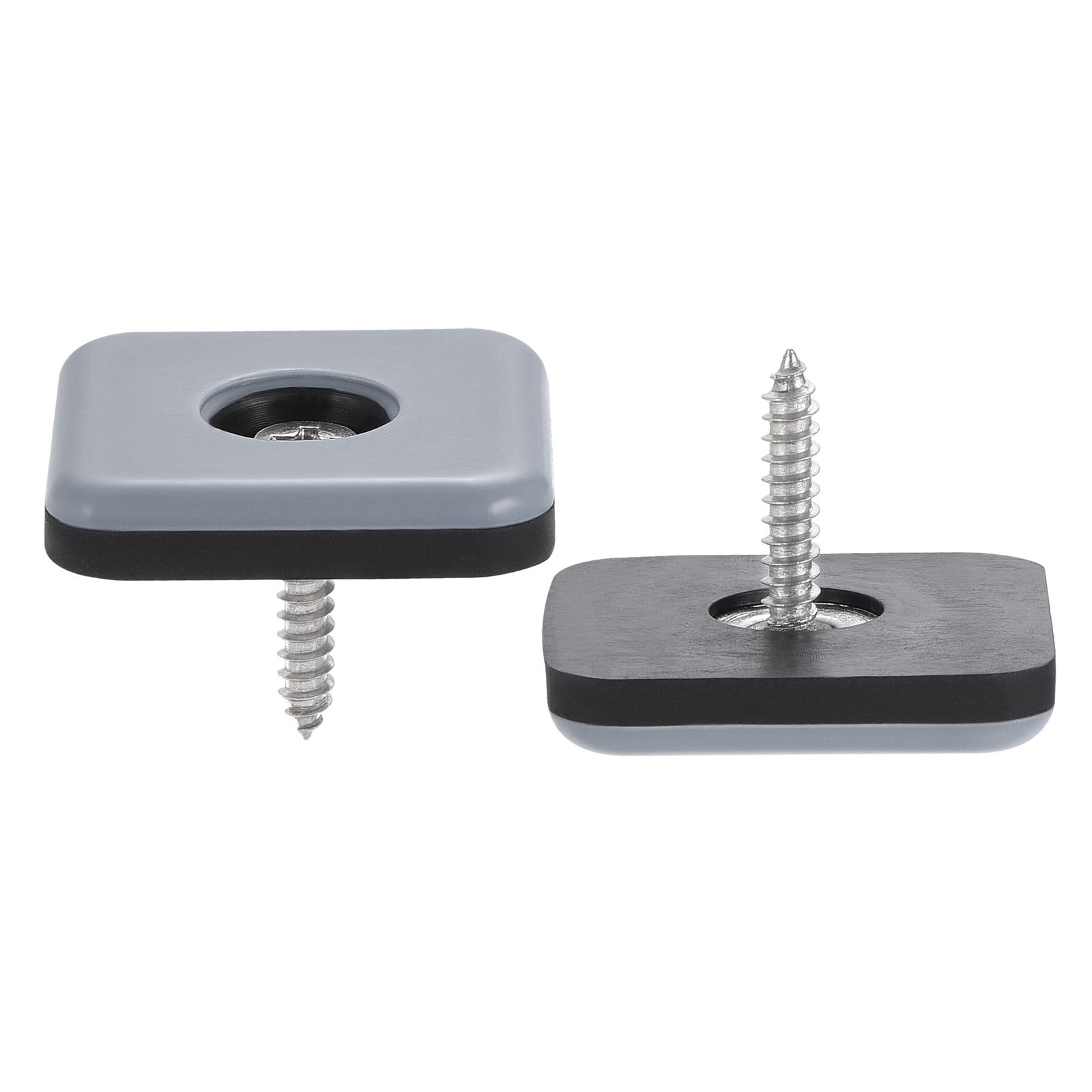 30x30x5.5mm Furniture Feet Slider Glide Screw-in Chair Leg Protector PTFE 8pcs