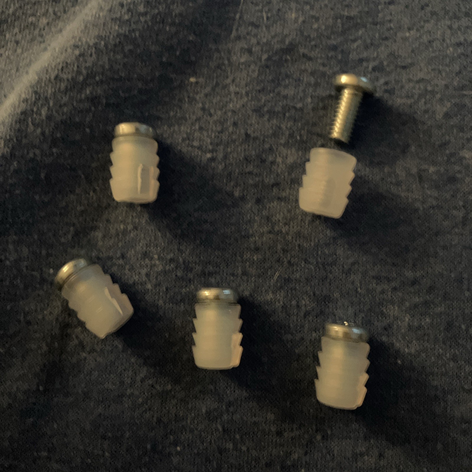 Ikea Plastic sleeve and screw, Part # 105163, 102267 (5 pack) – NEW USA shipped