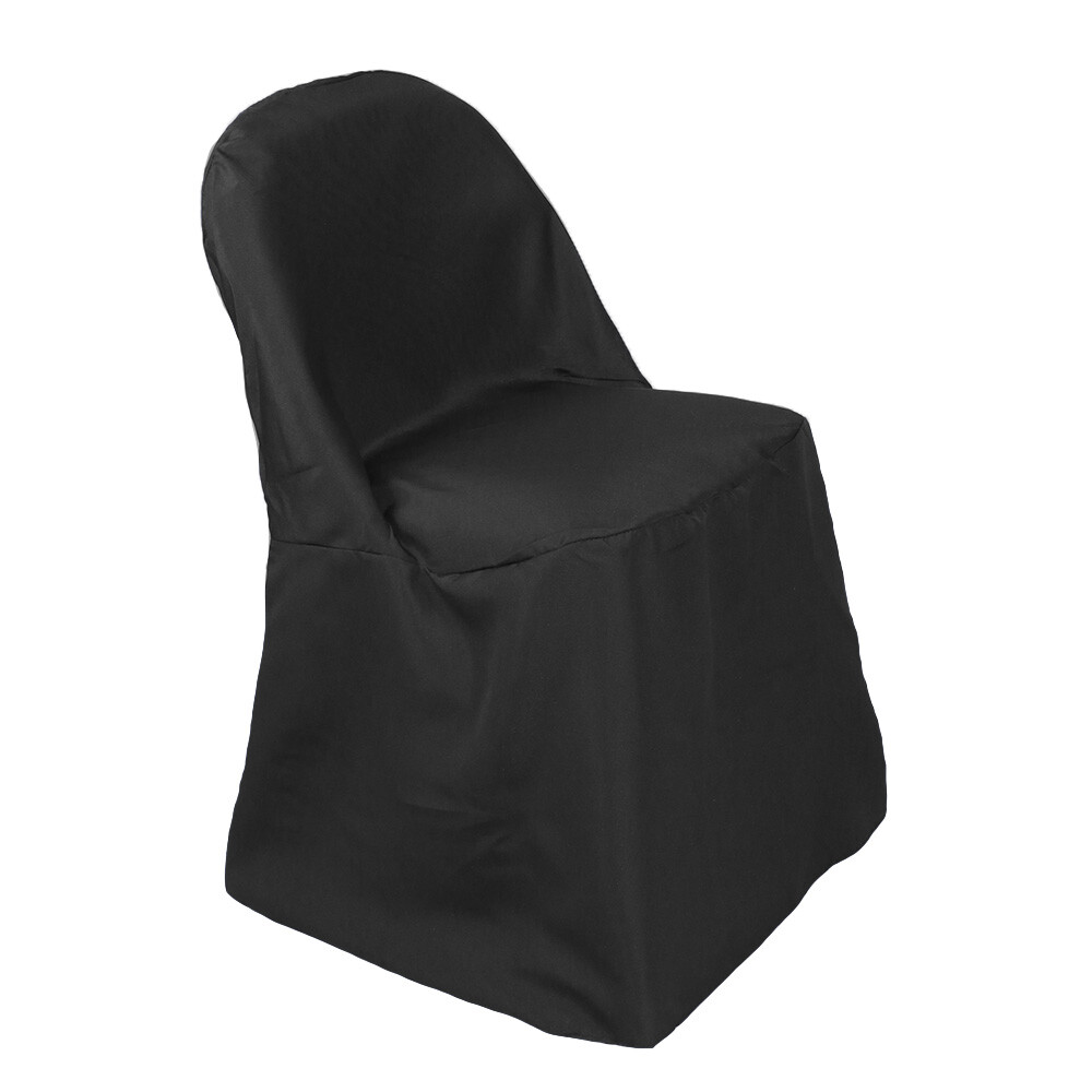 YCC Linens – 6 Pack Polyester Folding Chair Covers for Standard Folding Chairs