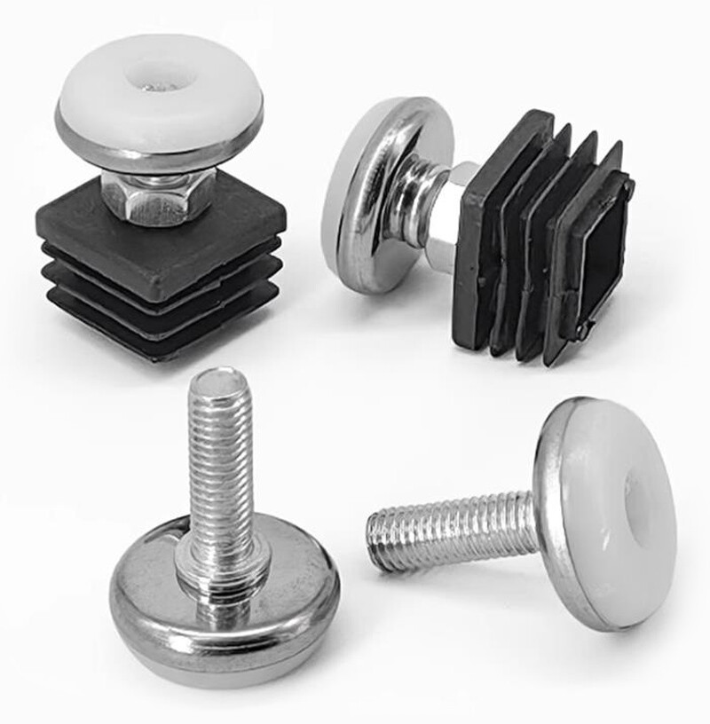 25mmx25mm Square Pipe Plug Rubber Soft Rubber Sleeve Table Chair Cover Foot Pads