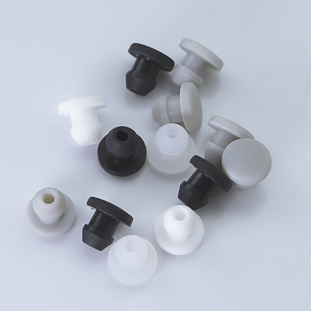 Snap-on Hole Plug 2.5mm~30mm Silicone Rubber Blanking End Caps Tube Pipe Grey