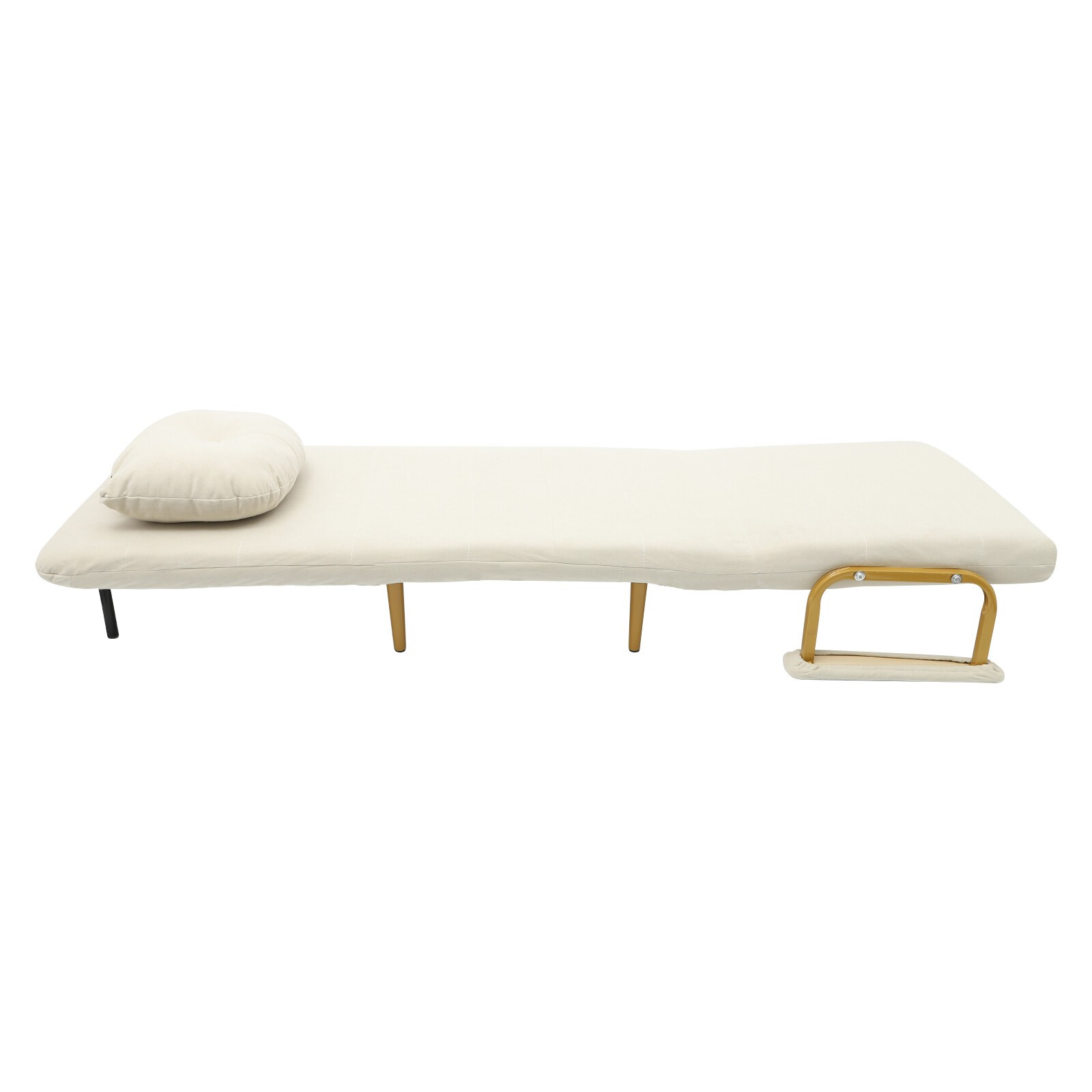 Convertible Sofa Bed Folding Sofa Bed with Pillow & 5-Gear Adjustable Backrest