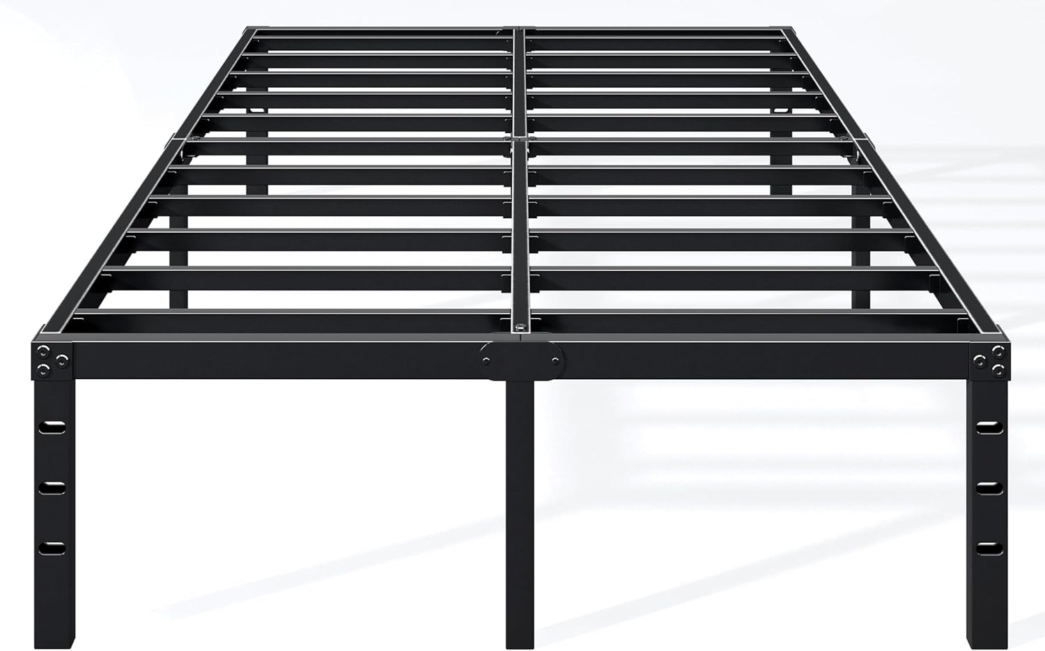 Hafenpo 18 Inch Queen Bed Frame – Sturdy Metal Platform Queen Size, No Box Sprin