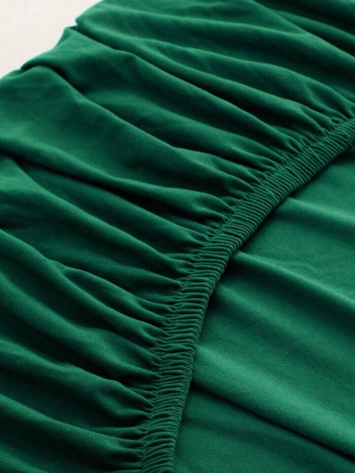 SHEIN 1pc Dark Green M Double Sofa Slipcover M (145cm-185cm)