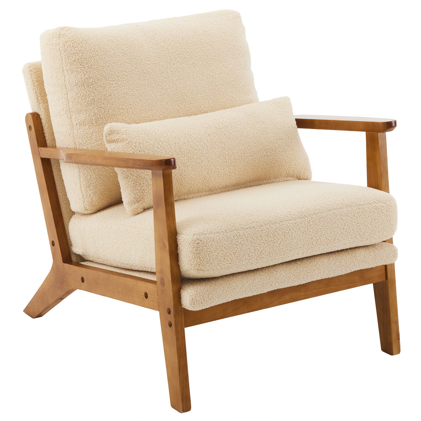 28.3″L x 31.5″W x 29.5″H Mid Century Modern Accent Chairs for Living Room