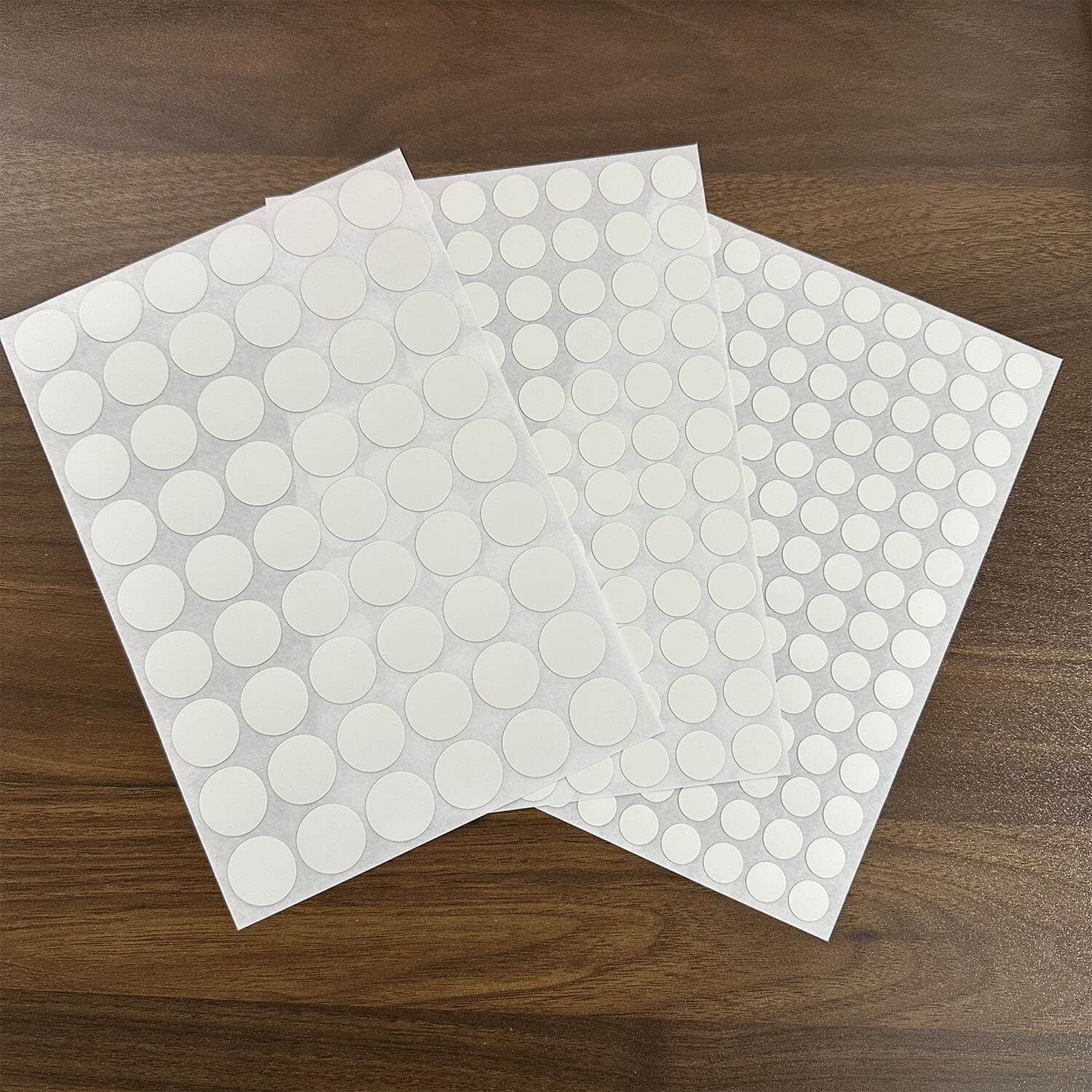 3 Sheets 290 Pcs Screw Hole Cover Stickers, 12 mm/15 mm/21 mm White Screw Cov…