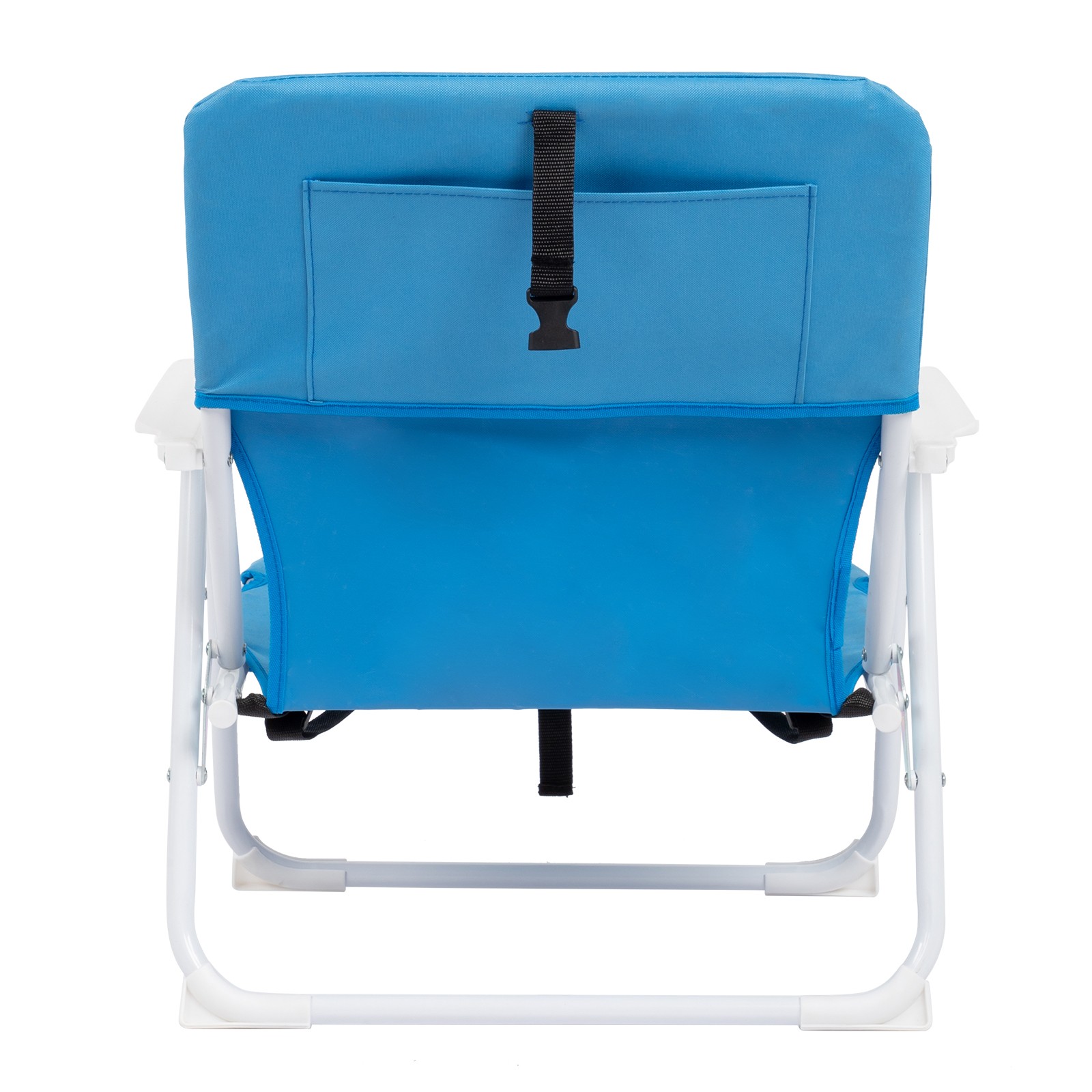 Oxford Cloth Iron Outdoor Beach Chair Blue